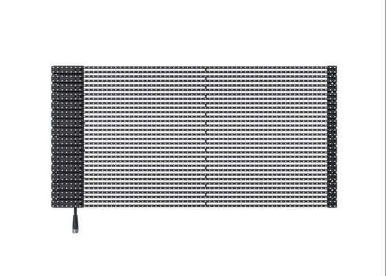 AC265V 260W Dış Mekan Şeffaf Led Ekran IP66 Fotoelektrik Pencere Cephe İçin